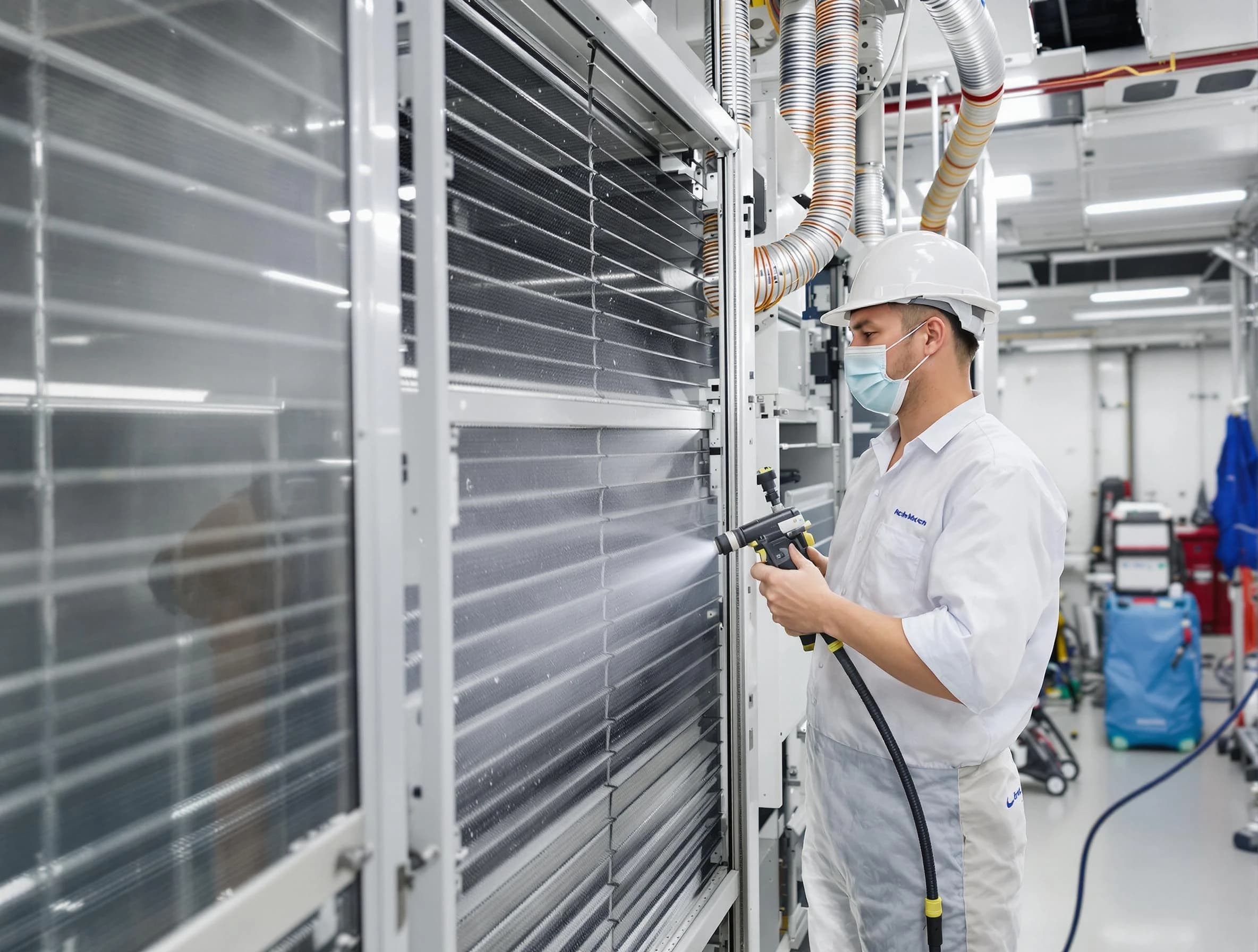 Professional AC coil cleaning by Murray Air Duct Cleaning in Murray