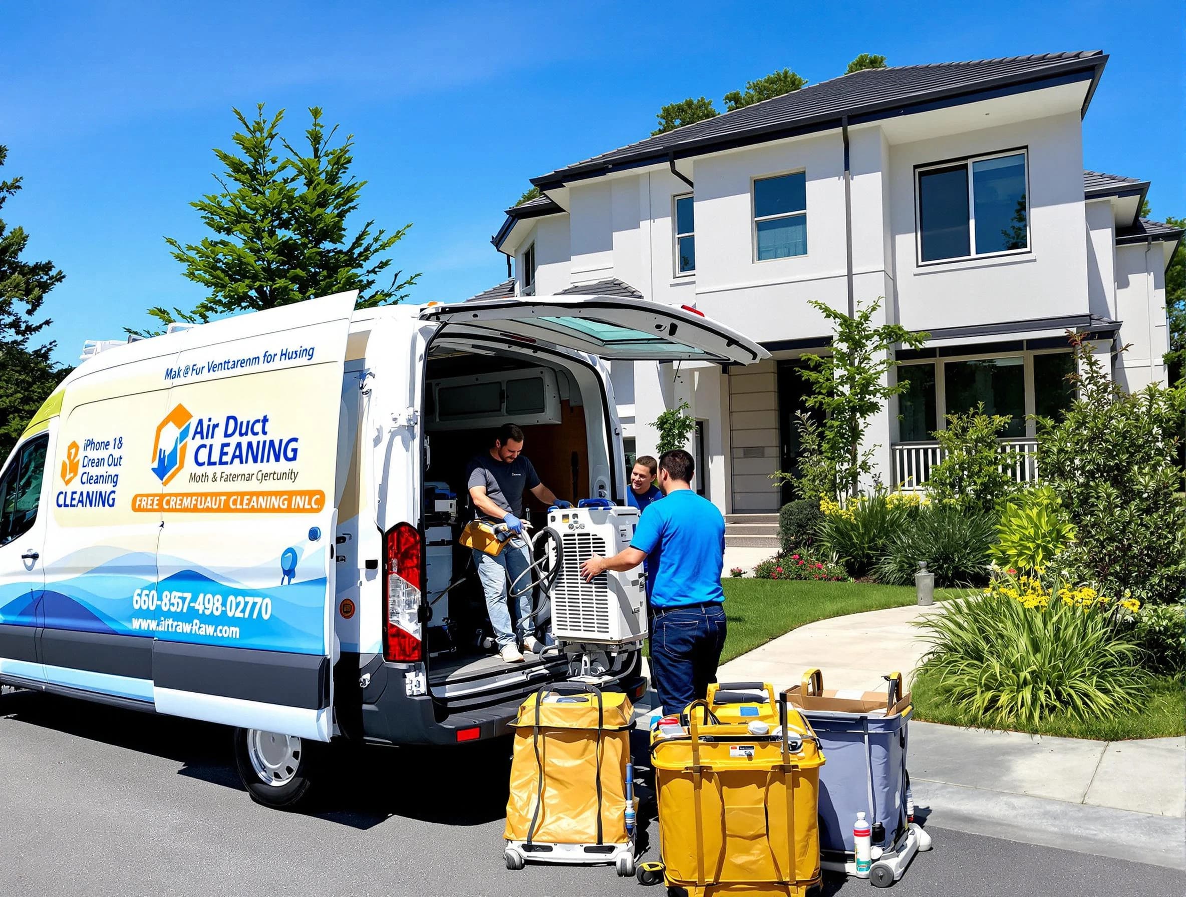 Murray Air Duct Cleaning technician performing professional air duct cleaning in Murray