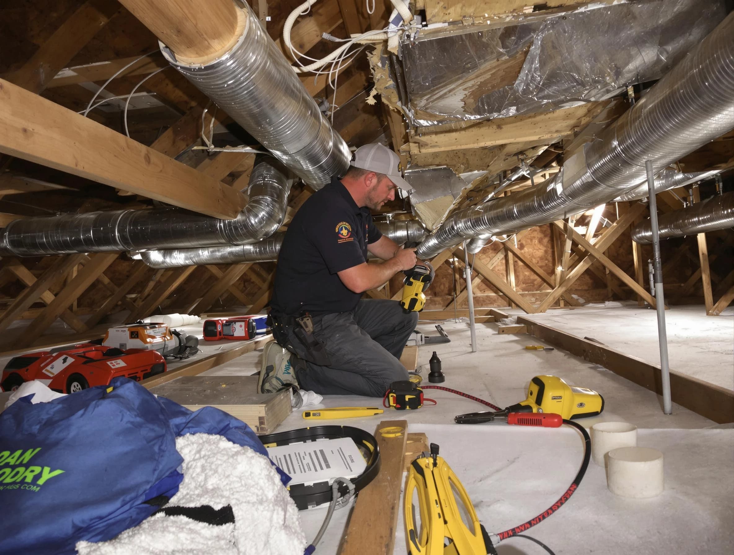 Professional air duct repair by Murray Air Duct Cleaning in Murray