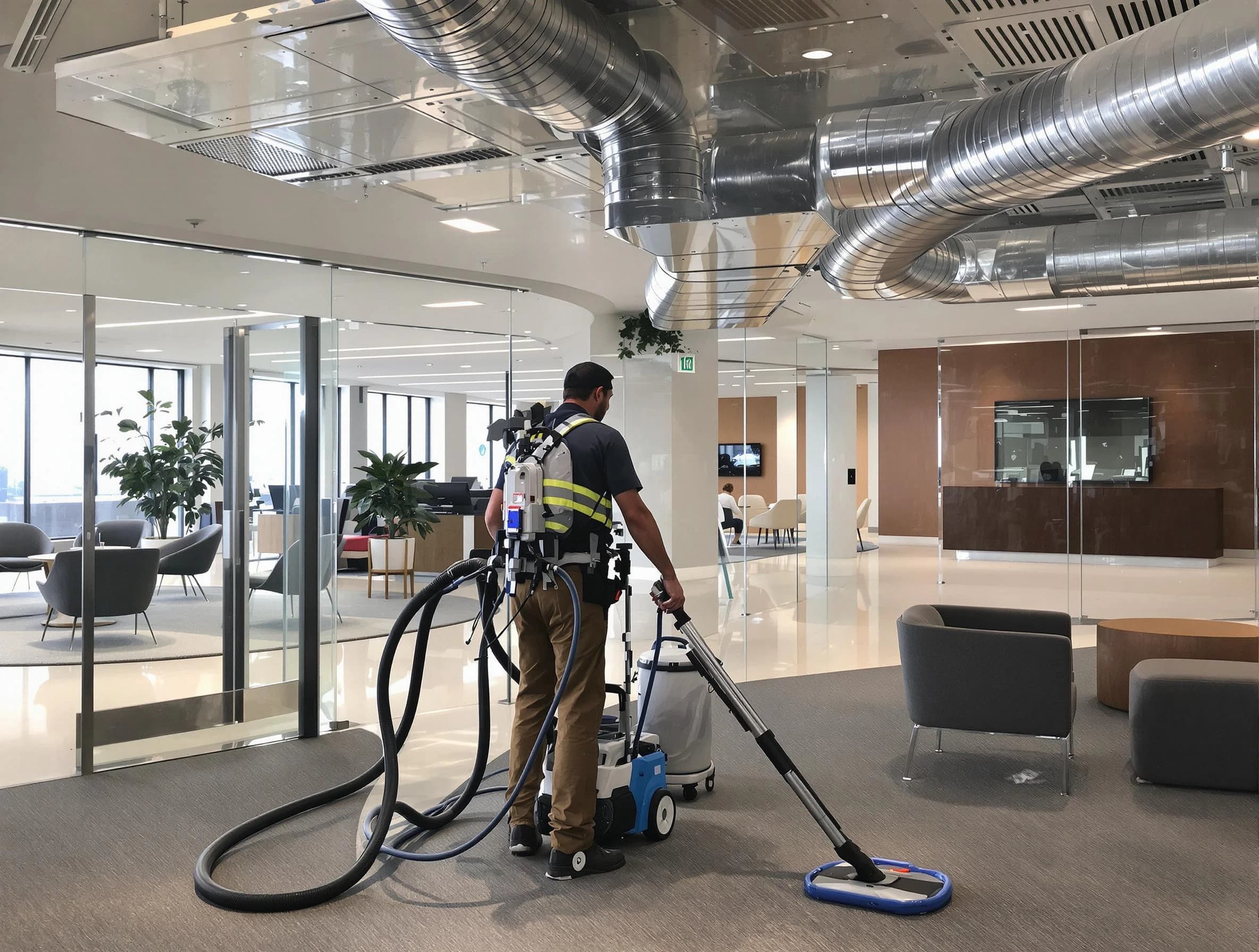 Commercial duct cleaning service by Murray Air Duct Cleaning in Murray