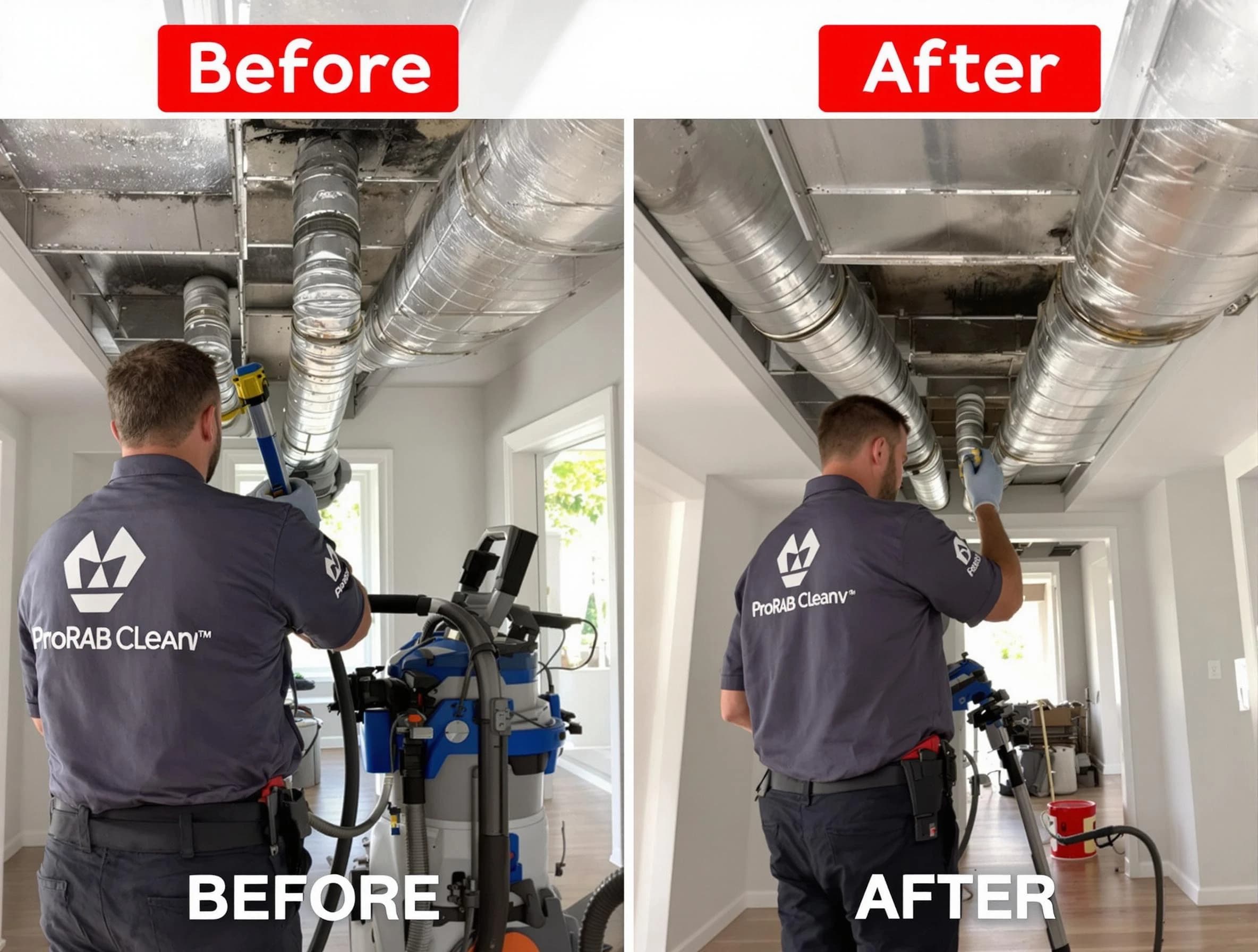 Murray Air Duct Cleaning expert performing thorough residential duct cleaning in a Murray home