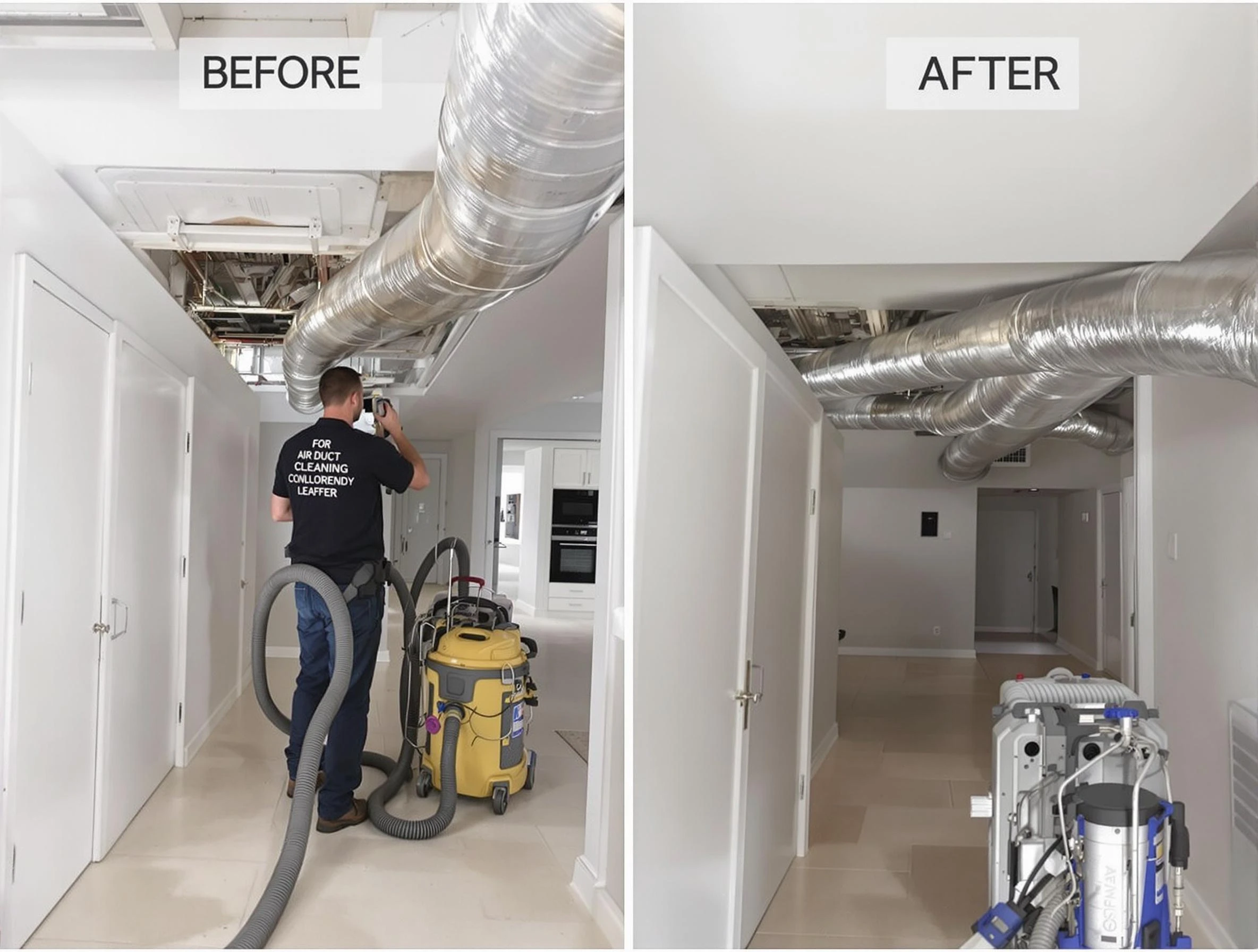 Murray Air Duct Cleaning professional performing thorough air duct cleaning in Murray