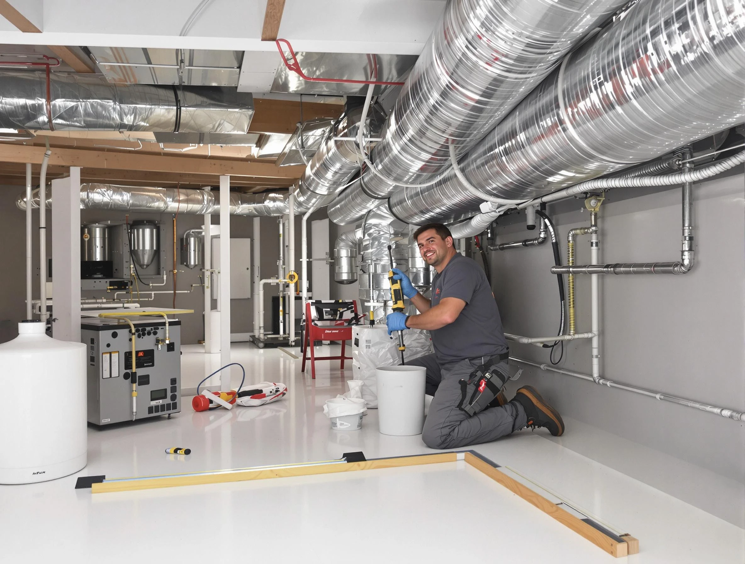 Professional duct sealing service by Murray Air Duct Cleaning in Murray