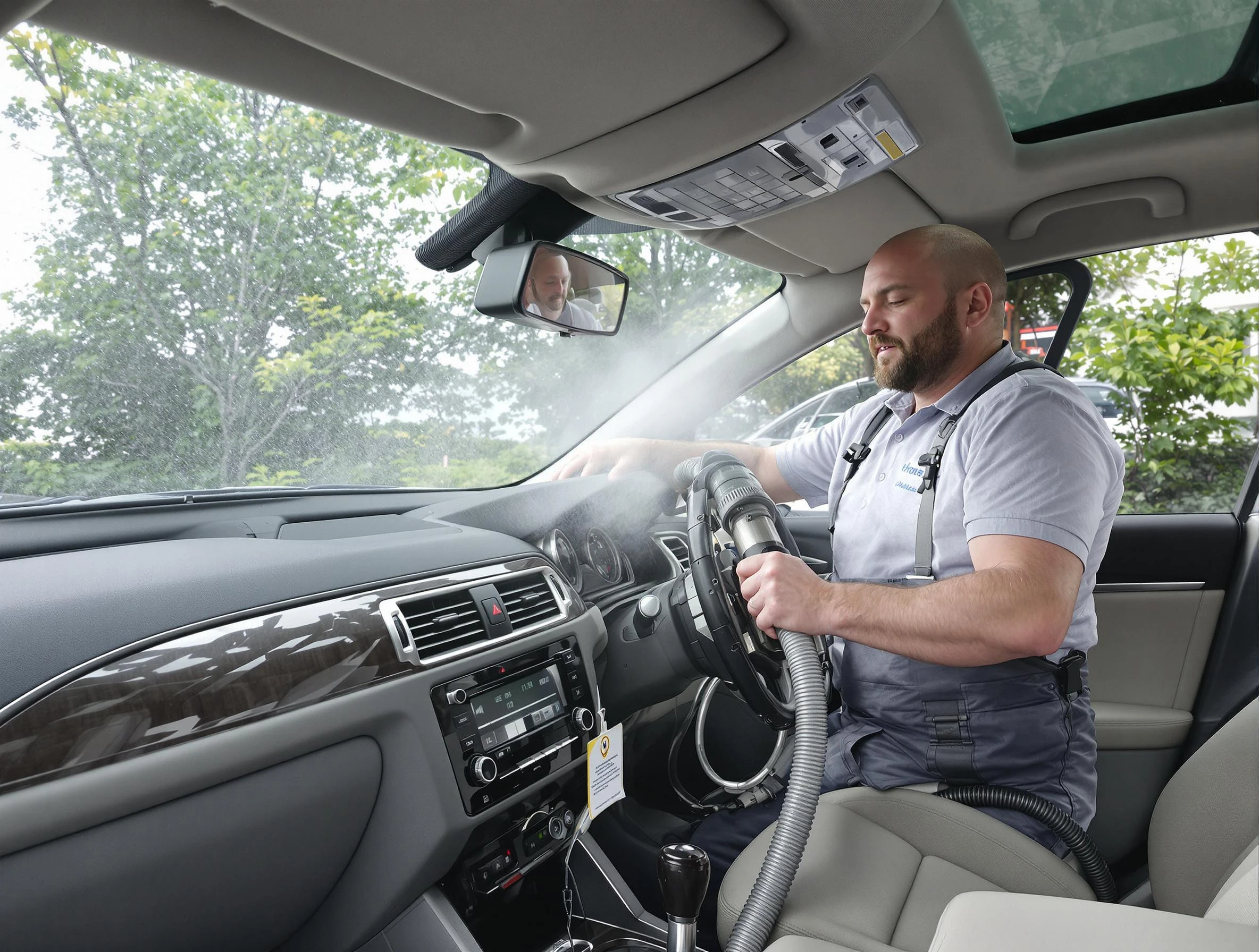 Murray Air Duct Cleaning specialist performing professional car duct cleaning in Murray